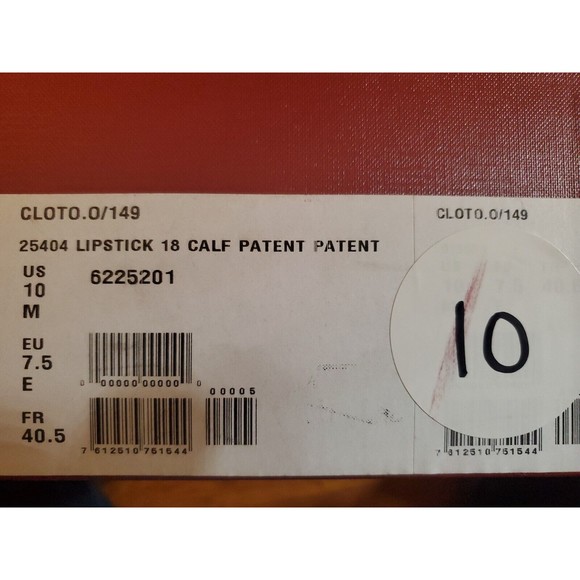 bally cloto calf patent leather women shoes sandals lipstick bnwt - Picture 12 of 12